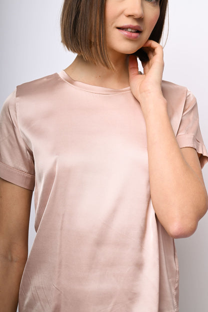 T-shirt in raso di viscosa